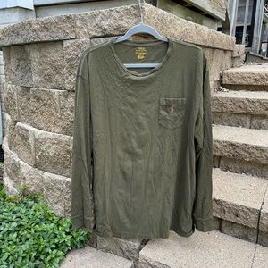 Ralph Lauren Men’s Olive Green Long Sleeve Shirt- XL
